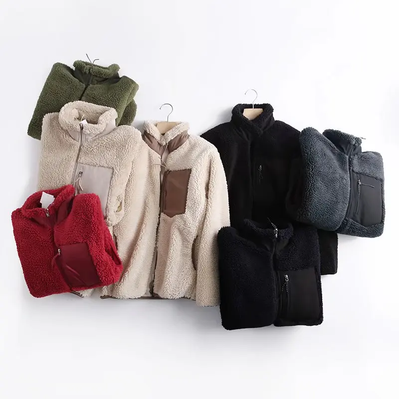 Top Trends: Female Clothing Windproof Fleece Jacket Long Sleeve Warm Fur Coat Women Winter Women's Clothing Shoppable Styles - Image 5