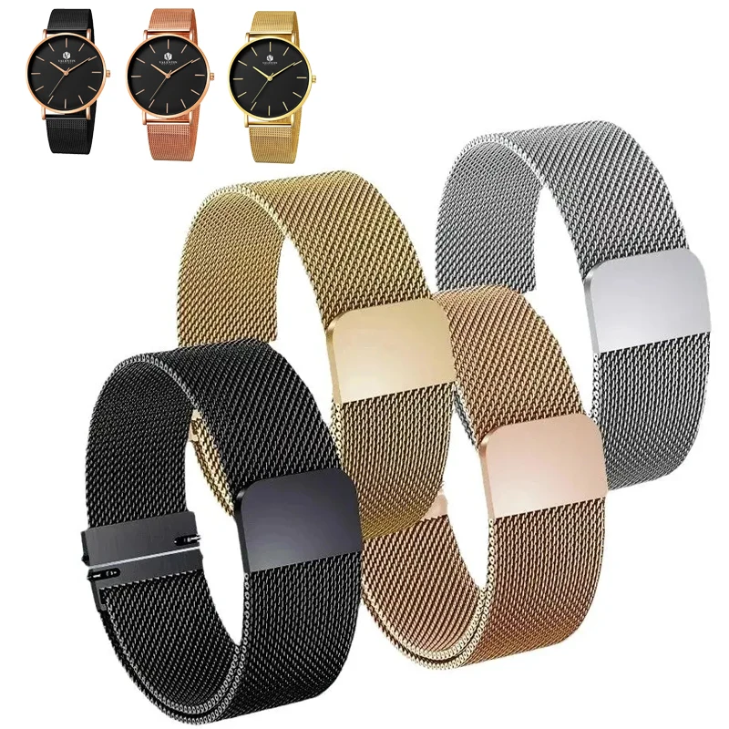 Top Trends: Milanese Magnet Watch Band 10MM 12MM 14MM 16MM 18MM 20MM 22MM 24MM For AMAZFIT Watch GTR GTS Series For HUAWEI GT2 GT3 42MM 46MM Shoppable Styles