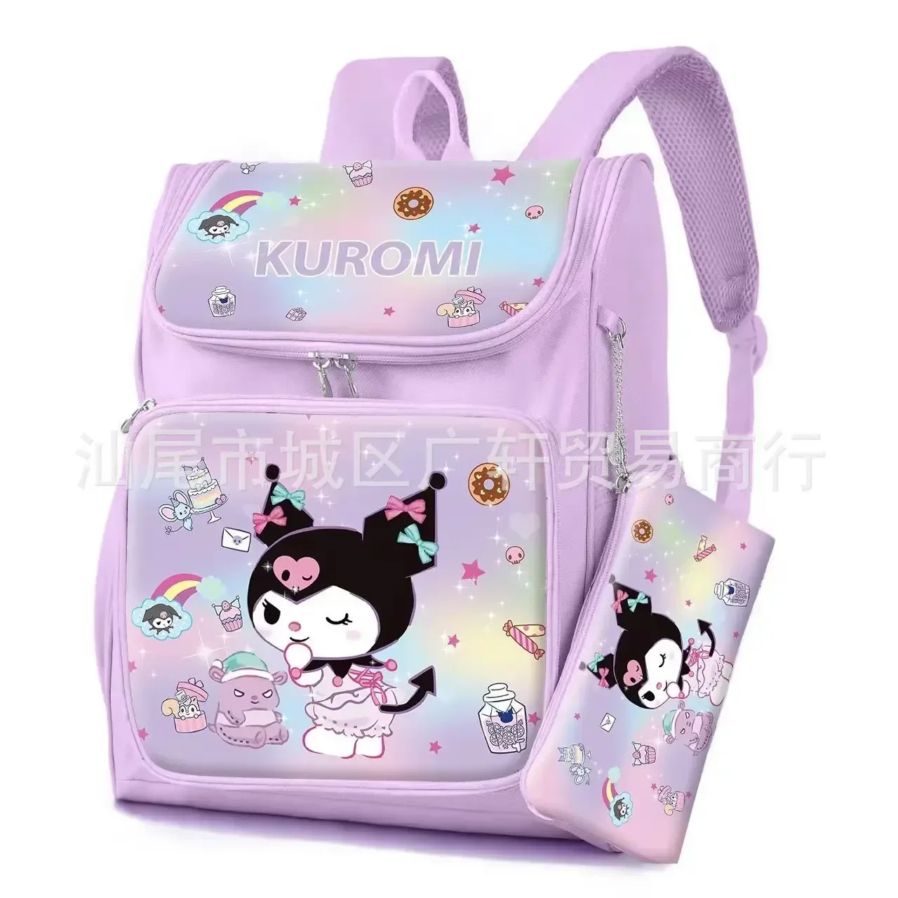 Top Trends: Sanrio Hello Kitty Melody Kulomi Children&#039;s Backpack Cartoon Cute Original Girl Kawaii Large Capacity Student School Bag Shoppable Styles