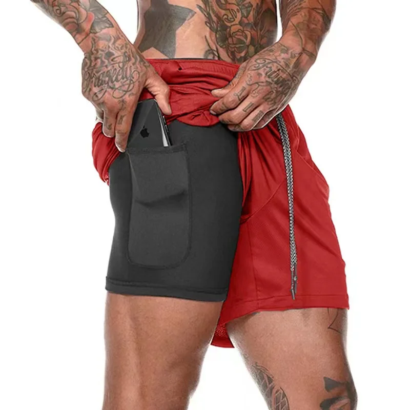 Top Trends: Running Shorts Men&#039;s Fitness Gym Training Sports Shorts Quick Dry Workout Gym Sports Jogging Double Layer Summer Men&#039;s Shorts Shoppable Styles