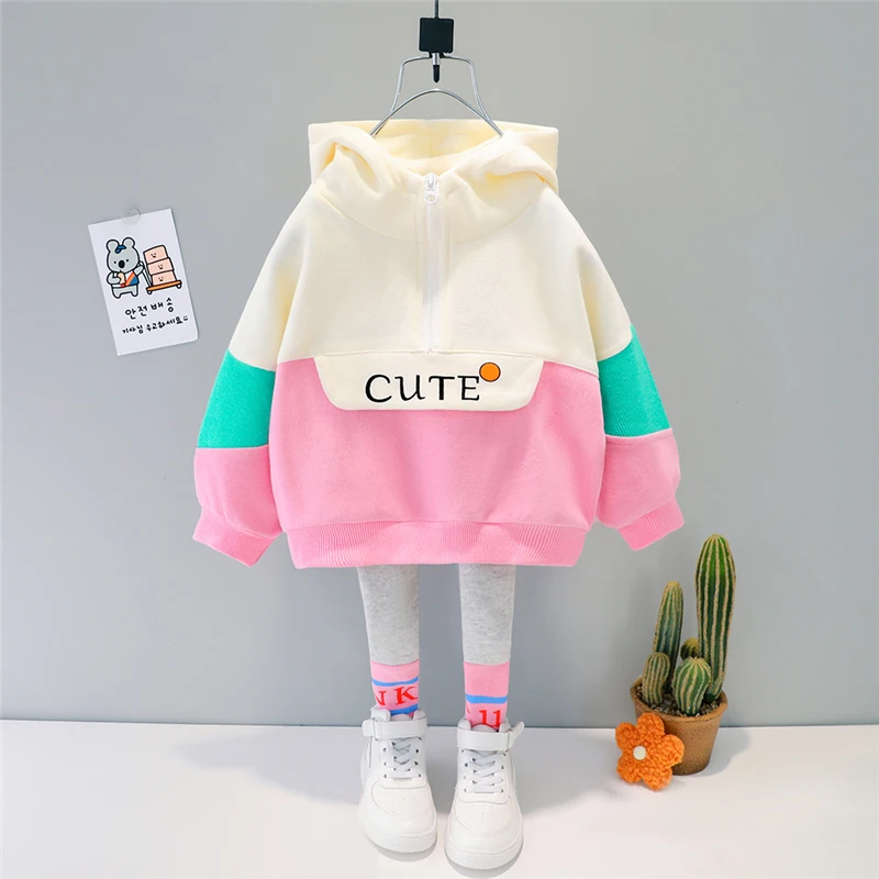 Top Trends: Girls Clothes Spring Autumn Baby Kids Clothing Sets Hooded Casual T Shirt Pants Toddler Infant Tracksuit Children Outfits Shoppable Styles