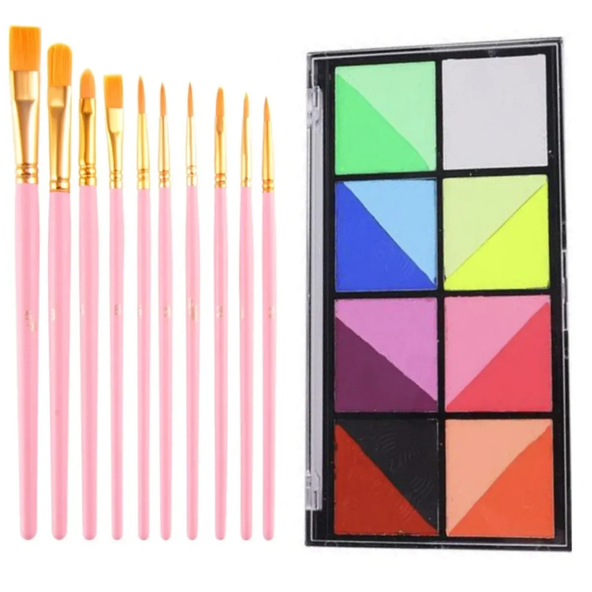 Top Trends: Face Body Painting Kit Christmas Halloween Make Up Kids Face Paint Uv Makeup Make Up Festival Face Painting Brush Kit Shoppable Styles