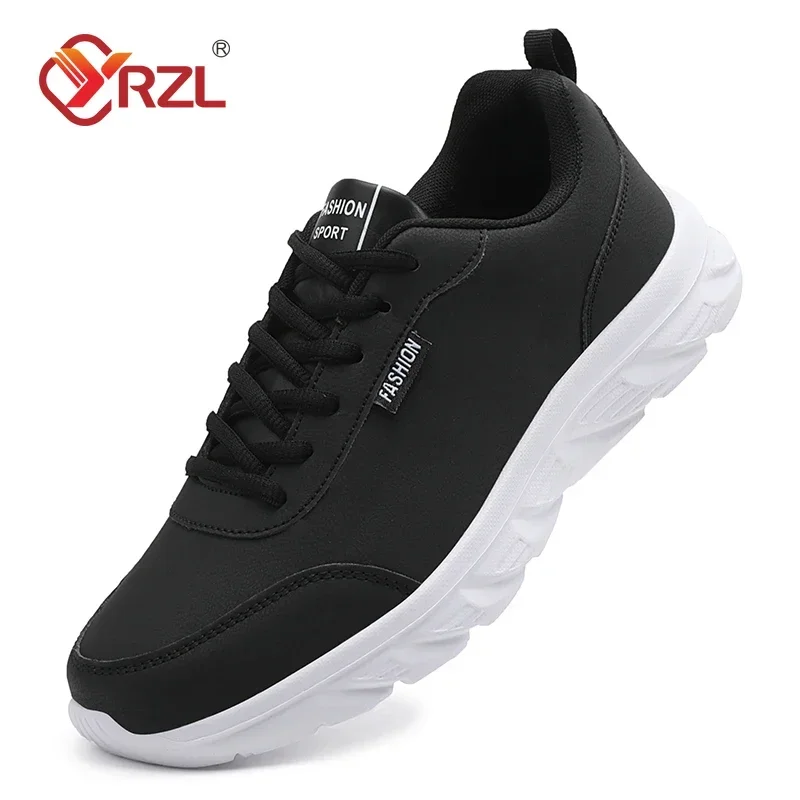 Top Trends: YRZL Running Shoes Waterproof Artificial Leather Sneakers Outdoor Sport Shoes Men Lightweight Walking Casual Sneakers For Men Shoppable Styles - Image 4