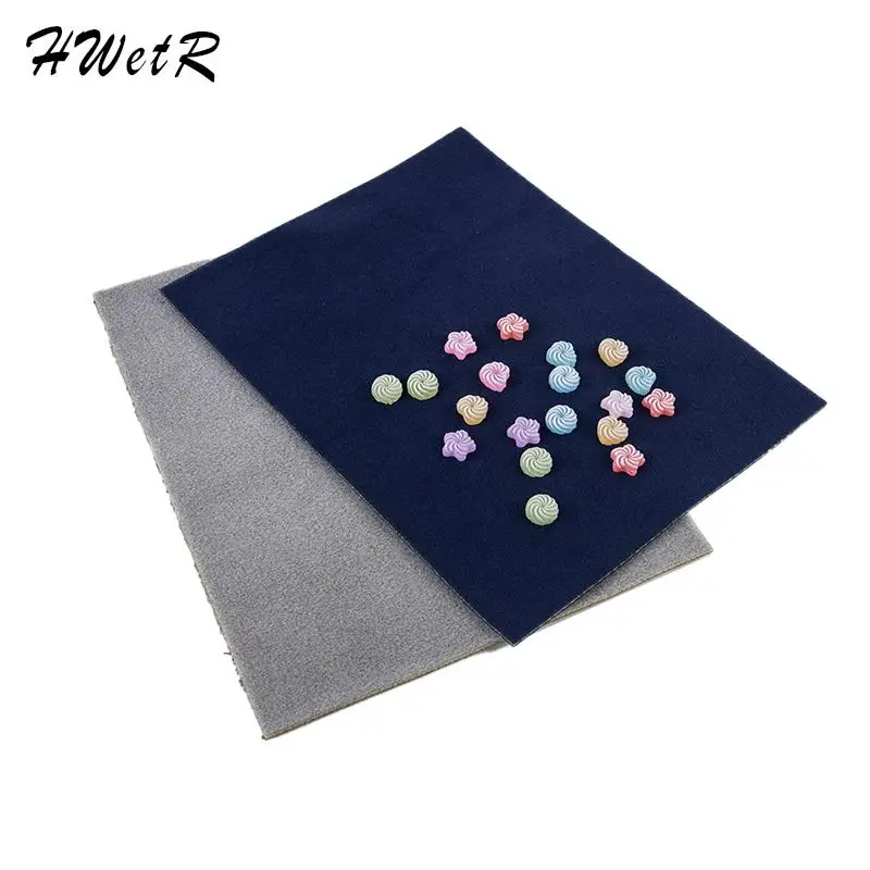 Top Trends: 1Pc 30x23cm Bead Mat Jewelry Beading Tool Non-slip Sponge Mat Random Color For DIY Making Jewelry Findings Shoppable Styles