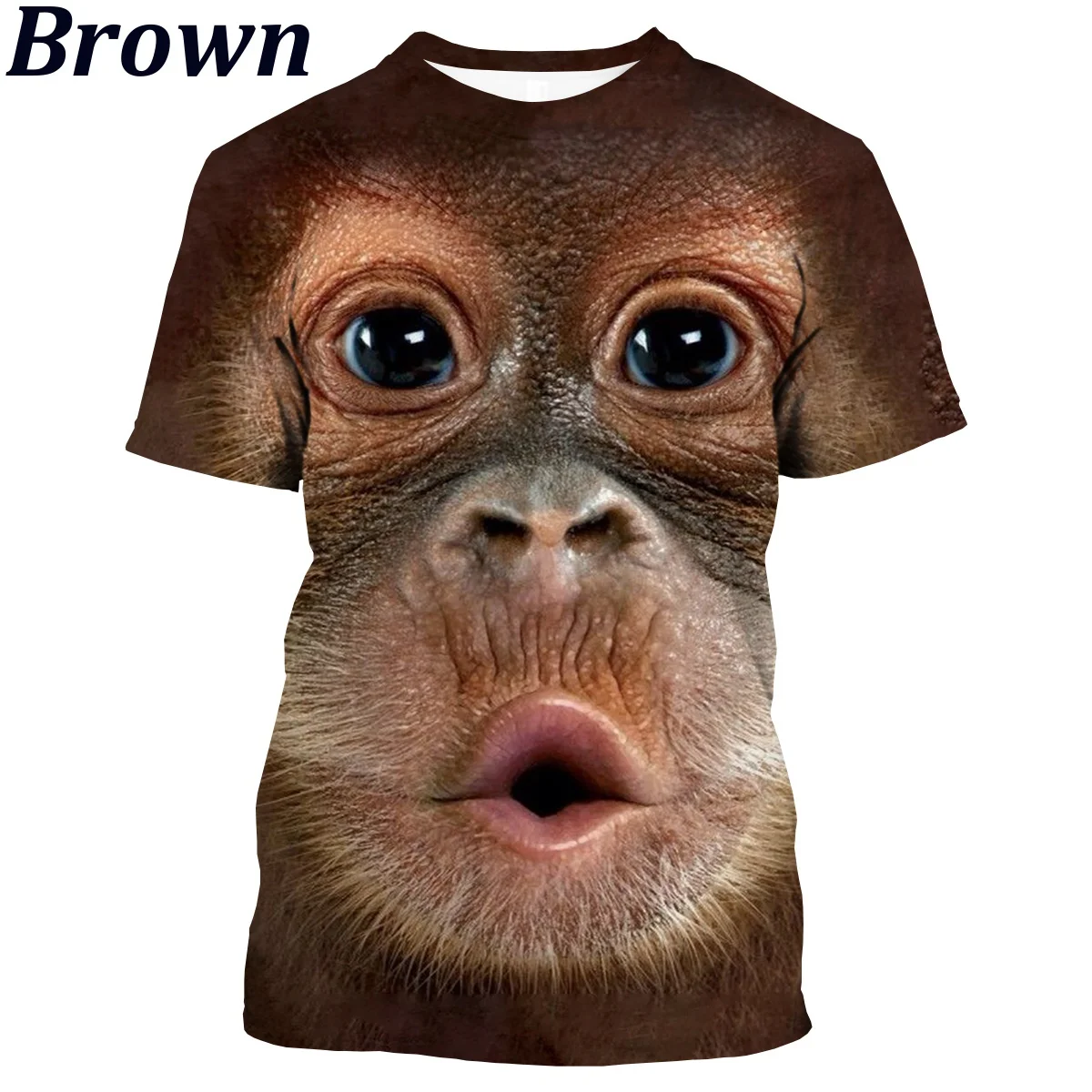 Top Trends: 2023 Funny T Shirt Summer Funny Graphic Animal Fashion New Spoof Gorilla Funny Monkey Men's Women Unisex Personality 3D Printed Shoppable Styles - Image 2