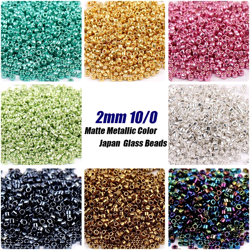 Top Trends: 365pcs 2mm Japanese Metallic Bronze Color Glass Beads 10 / 0 Spacer Seed Beads For Needlework Jewelry Making Sewing Accessories Shoppable Styles