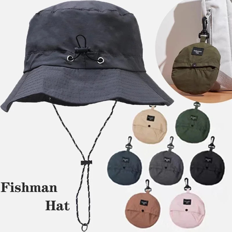 Top Trends: Waterproof Fisherman Hat Women Summer Sun Anti-UV Protection Camping Hiking Mountaineering Caps Men&#039;s Panama Bucket Outdoor Hat Shoppable Styles