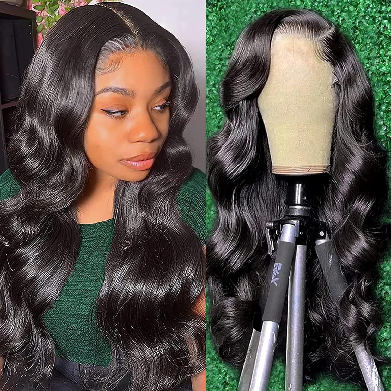 Top Trends: 13X4 Lace Frontal Human Hair Wigs For Women 28 Inch Brazilian Body Wave Lace Front Wig Pre-plucked Hairline With Baby Hair Wigs Shoppable Styles