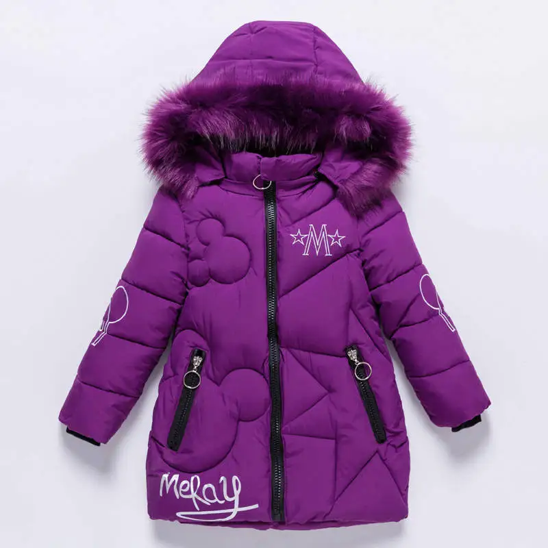 Top Trends: Girls Winter Jacket Children's Thick Warm Coat Kids Hooded Coats Baby Thick Parka Letter Winter Clothing Outerwear 4 6 8 10 Year Shoppable Styles