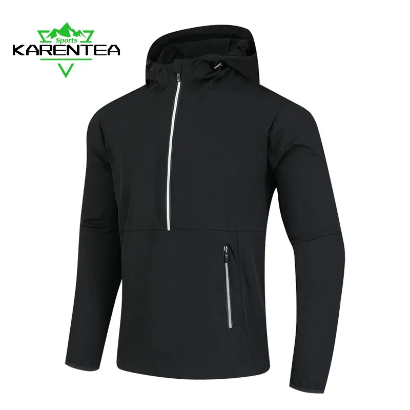 Top Trends: Running Coats Men Reflective T-Shirts Sportswear Jogging Outdoor Sport Jackets Hooded Gym Fitness Clothing Man Breathable Coat Shoppable Styles