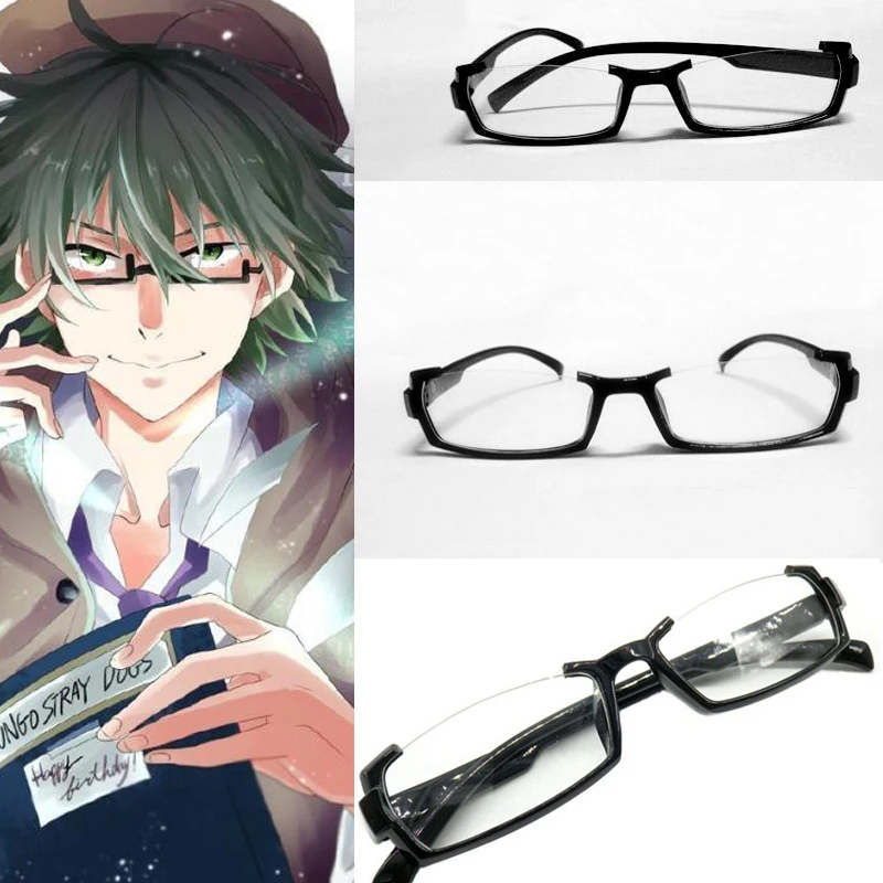 Top Trends: Bungo Stray Dogs Edogawa Ranpo Cosplay Glasses Fashion Eyeglasses Eyewear Halloween Costume Accessories Shoppable Styles