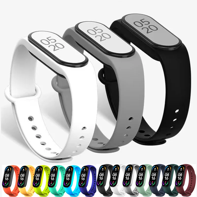 Top Trends: Strap For Xiaomi Mi Band 7 5 4 3 6 Nfc Silicone Wristband Bracelet Replacement Correa Mi Band 4 3 5 6 7 Smart Watch Accessories Shoppable Styles