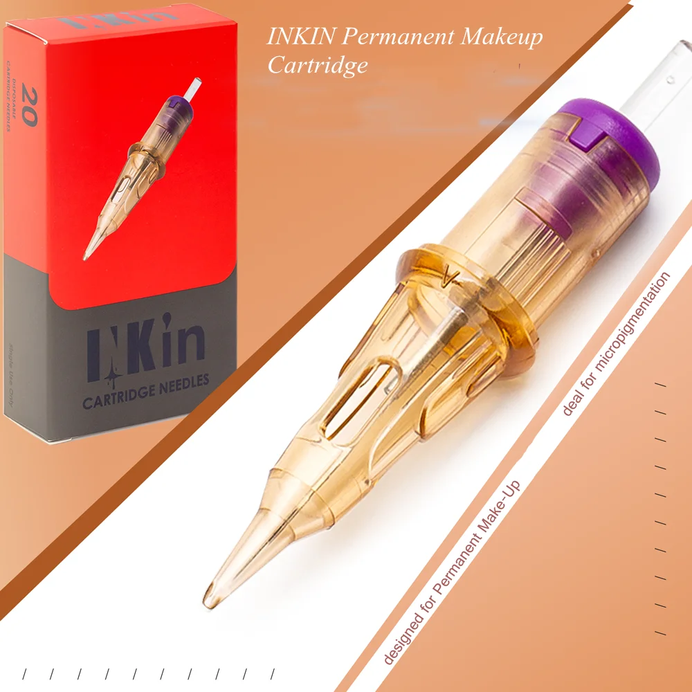 Top Trends: EZ INKIN PMU SMP Cartridge Tattoo Needle 1RL Permanent Makeup Needles Eyebrow Eyeliner Lips Cartridge Tattoo Machine Pen Shoppable Styles