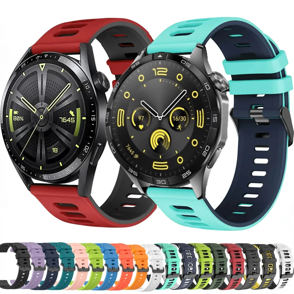 Top Trends: New 20 22mm Silicone Strap For Huawei Watch GT3 GT 3 42 46mm Sport Wristband GT 2 GT2 Pro GT3 Pro 4 Pro / GT 4 46mm Bracelet Belt Shoppable Styles