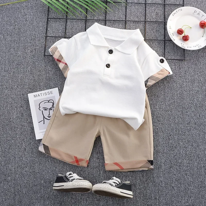 Top Trends: DIIMUU Baby Boys Clothing Sets T-shirt + Shorts Kids Girl Outfits Suits Children Summer Wear Infant Toddler Tee Shirts + Pants Shoppable Styles