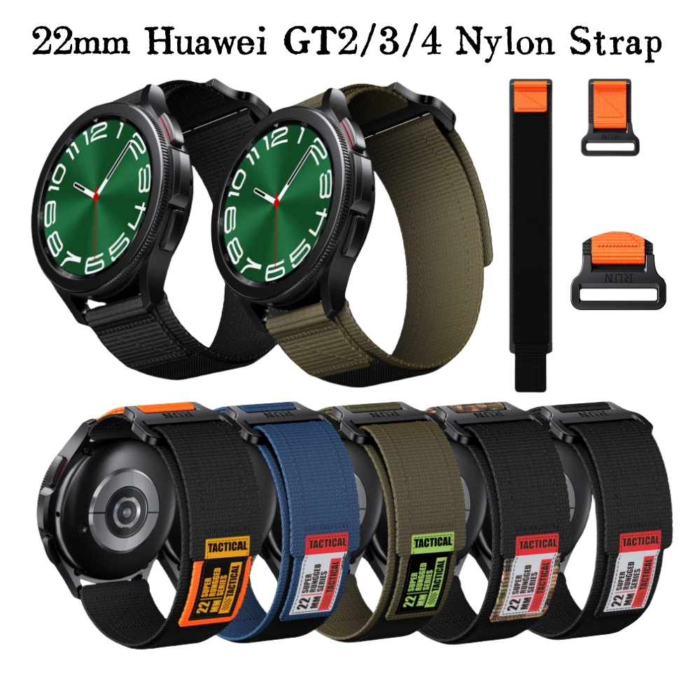 Top Trends: 22mm Nylon Easy Fit Strap For Huawei GT 2 3 46mm Wristband For Huawei Watch3 GT2 Pro GT2e Magic2 Universal Bracelet Band Shoppable Styles