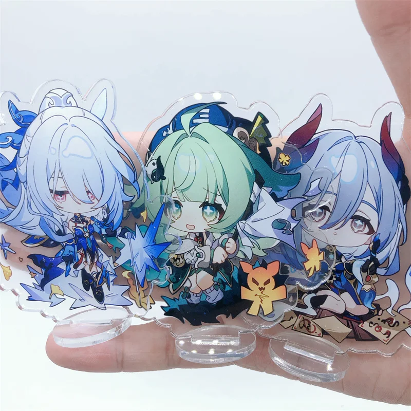 Top Trends: Honkai: Star Rail Jingliu HuoHuo Guinaifen Topaz Figure Stand Plate Anime Game Keychain Cosplay Prop Accessories Shoppable Styles