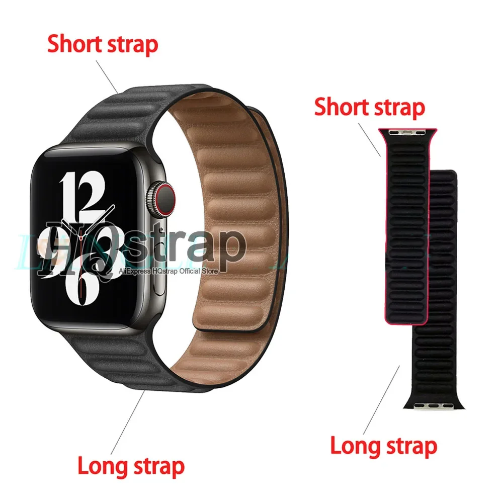 Top Trends: Silicone Link Magnetic Loop For Apple Watch Band 45mm 41mm 44mm 40mm 42mm 38mm For IWatch Series 7 SE 4 5 6 3 Strap Accessories Shoppable Styles - Image 5