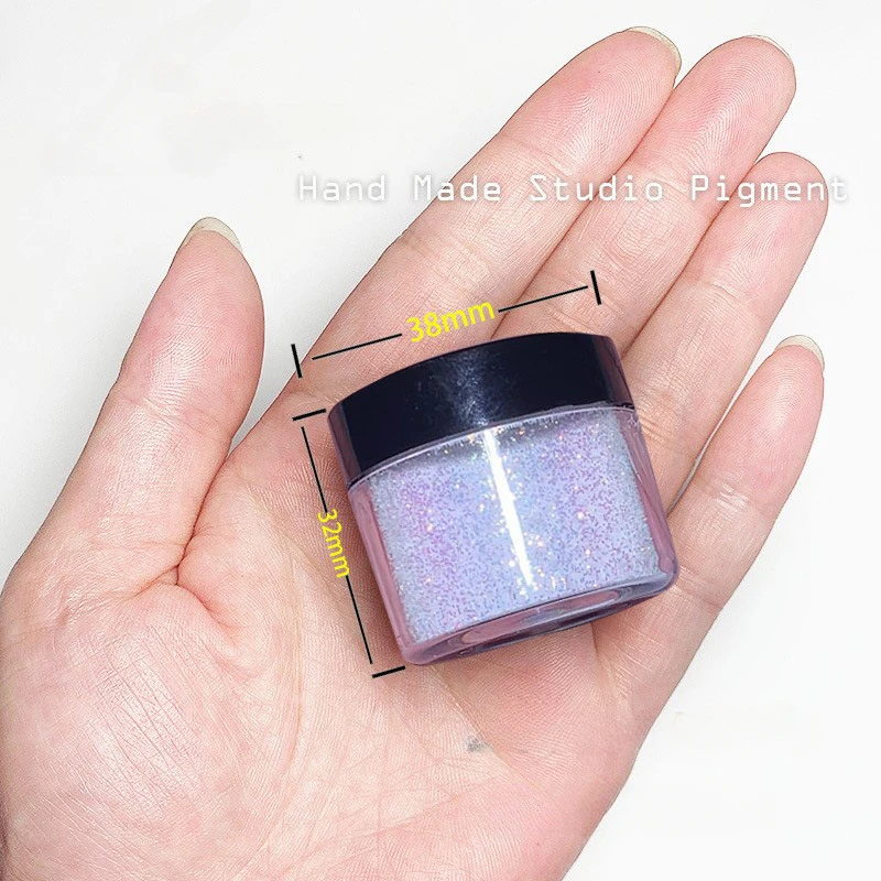 Top Trends: 10g / box UV Sensitive Color Temperature Changing Powder DIY Handmade Nail Art Glitter Powder UV Light-changing Cosmetic Pigments Shoppable Styles - Image 2