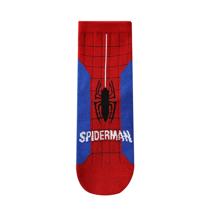 Top Trends: 5Pairs Disney Baby Socks Spiderman Cartoon Anime Cotton Boys Tube Socks Children Autumn Winter Socks Children Socks Size 0-12 Y Shoppable Styles - Image 6