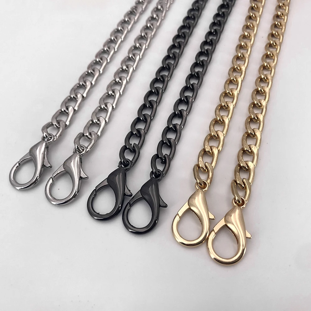 Top Trends: 20-120cm Chain For Bag Strap DIY Purse Chain Gold Silver Bag Belt Handbag Hardware Handbag Accessories Bag Chain Charm Shoppable Styles