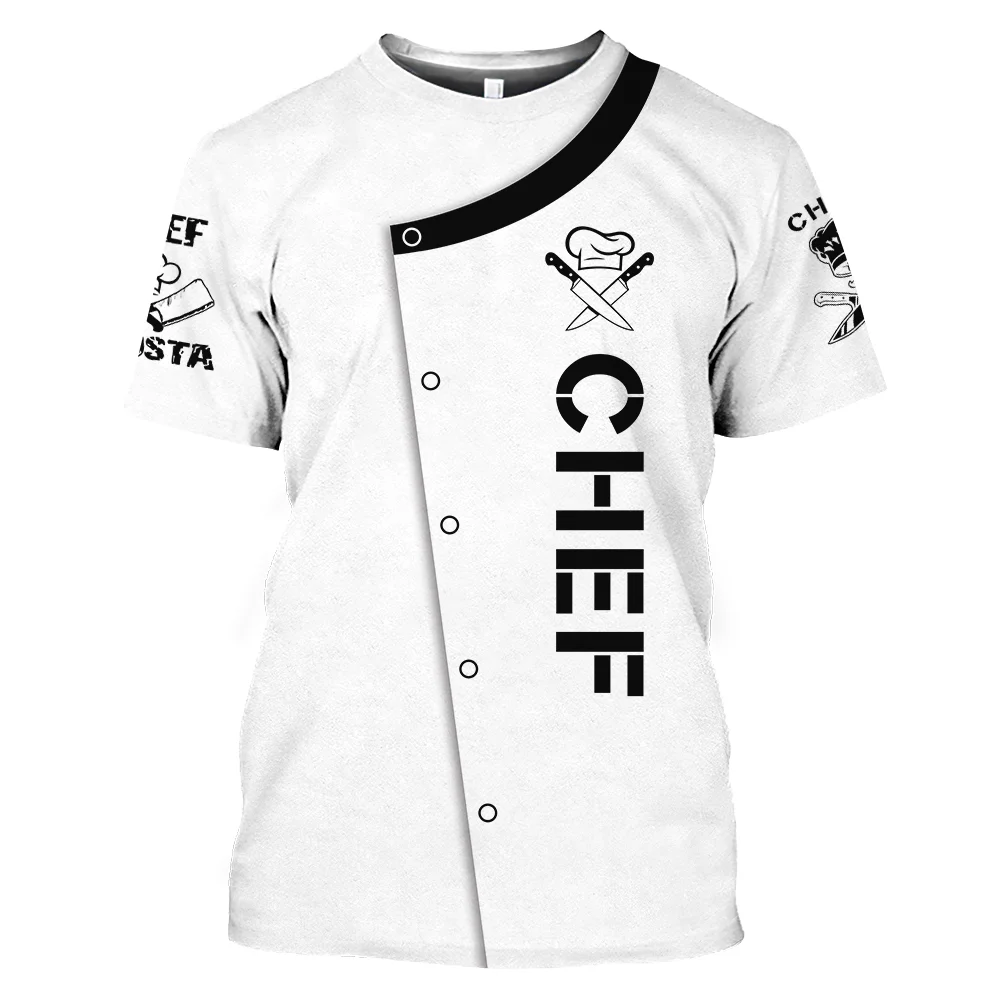 Top Trends: Summer Tide Fashion Chef&#039;s Knife Picture Men T-Shirts Casual 3D Print Tees Hip Hop Personality Round Neck Short Sleeve Tops Shoppable Styles