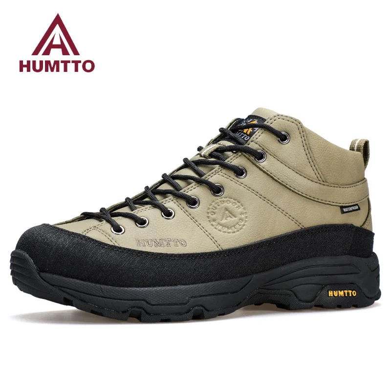 Top Trends: HUMTTO Hiking Shoes For Men Breathable Camping Leather Men's Sports Shoes Winter Trekking Boots Outdoor Designer Sneakers Man Shoppable Styles