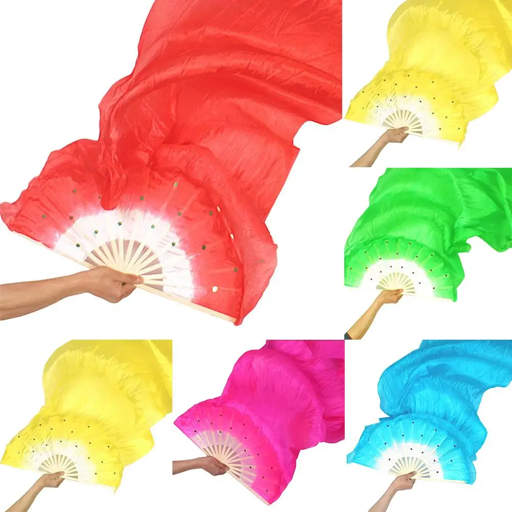 Top Trends: 150cm Belly Dance Fan Dancer Practice Long Bamboo Fans Belly Dance Fans Switch Willowy Dancing Fans Stage Performance Fans Shoppable Styles