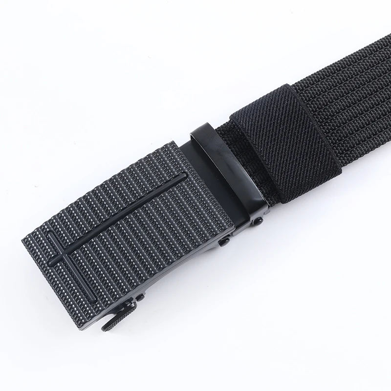 Top Trends: Nylon Automatic Buckle Men Belt Outdoor Tooling Jeans Solid Color Canvas Waistband High Quality Tactical Belt For Men Wholesale Shoppable Styles - Image 4