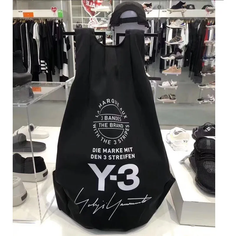 Top Trends: New Y-3 Y3 BACKPACK Yohji Yamamoto Darkness Signature Series Fitness Popular Backpack Schoolbag Trendy Brands Couple Backpack Shoppable Styles