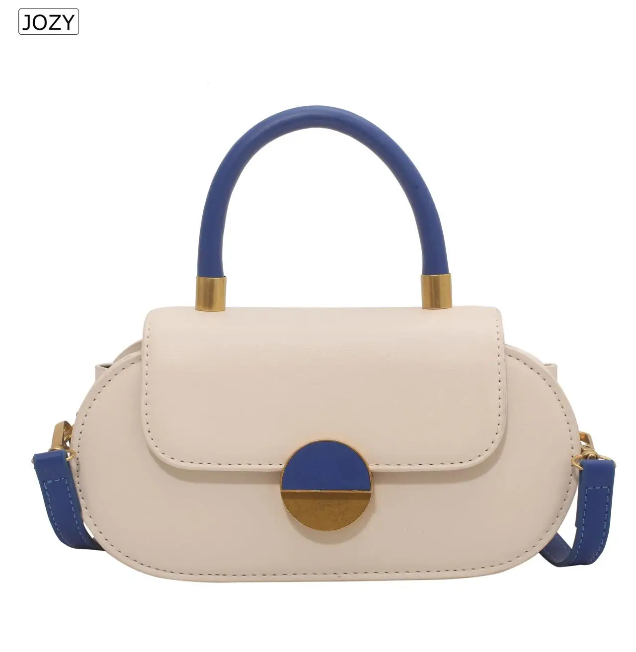 Top Trends: JOZY Contrasting Colors Shoulder Bags For Women Luxury Designer 2023 Fashion Short Handle Tote Small PU Leather Crossbody Bag Shoppable Styles - Image 6