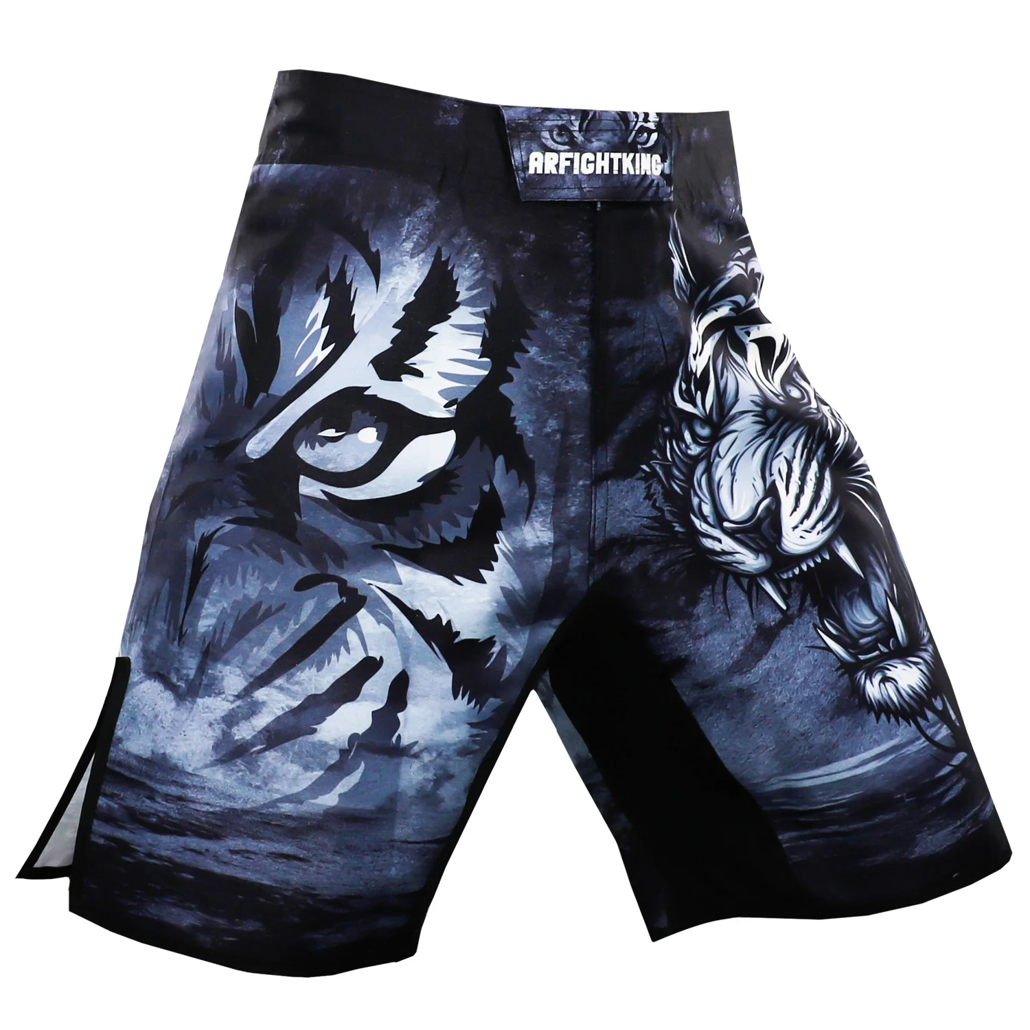 Top Trends: Black Tiger MMA Polyester Quick Dried XXS-XL Size Fighter Boxing Thai Boxing Training Jujitsu Mixed Martial Arts 5 Minute Shorts Shoppable Styles - Image 3