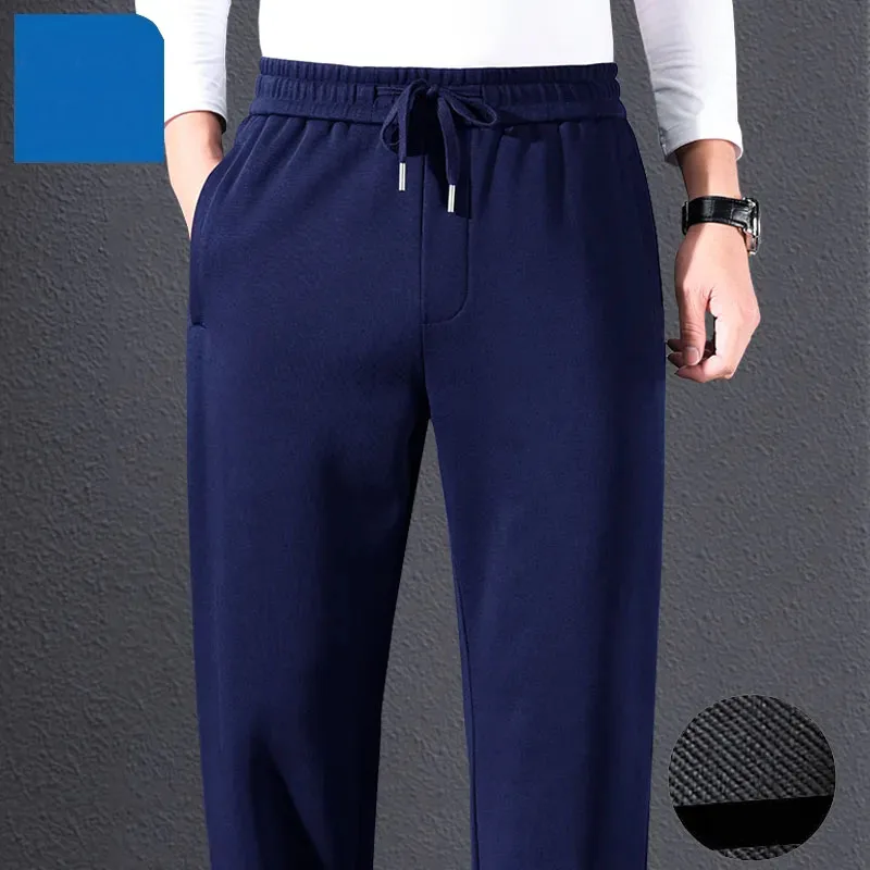 Top Trends: Big Size Men Sports Straight Pants Streetwear Fashion Spring Summer Loose Male Clothing Elastic Waist All-match Casual Trousers Shoppable Styles