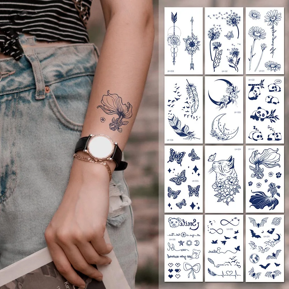 Top Trends: Semi-Permanent Temporary Tattoo Sticker For Girl Men Boy Long-Lasting 1-2 Week Waterproof &amp; Realistic Body Arrow Tattoo Stickers Shoppable Styles