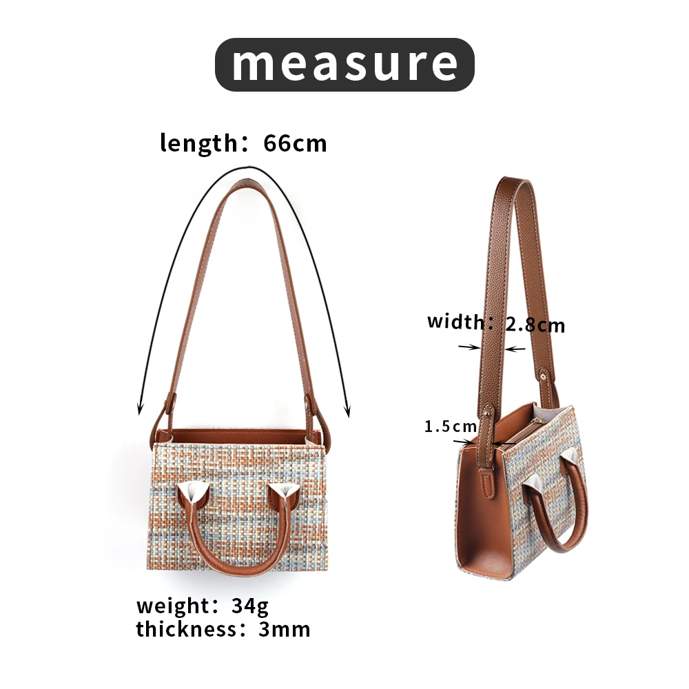 Top Trends: 66cm Detachable Bag Handle Replacement Bag Strap Luxury Women Soft Leather Shoulder Strap Bag Accessories Lychee Pattern Strap Shoppable Styles - Image 3