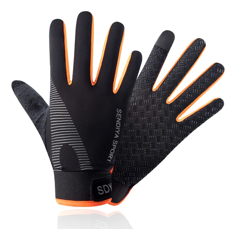 Top Trends: Thin Gloves Ice Silk Summer Sun Protection Breathable Exercise Cycling Women Driving Fishing Non-Slip Touch Screen Men Gloves Shoppable Styles