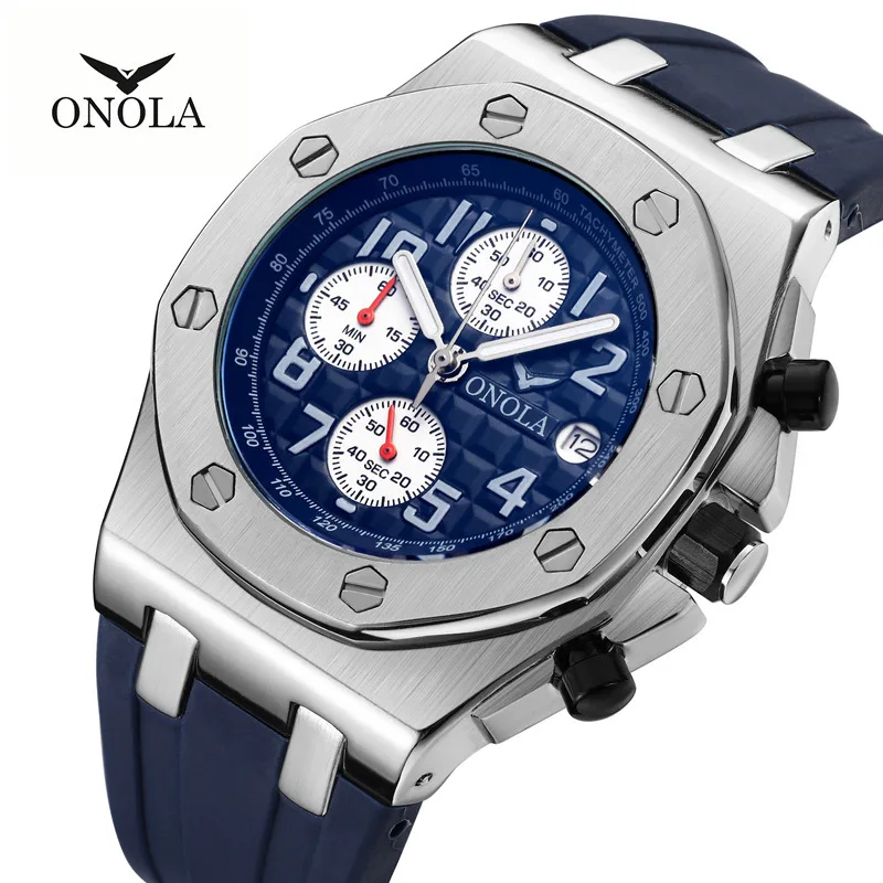 Top Trends: ONOLA Men Watch Top Brand Men Fashion Quartz Watches Sports Waterproof Male Clock Luxury Wristwatch Man Relogio Masculino Shoppable Styles