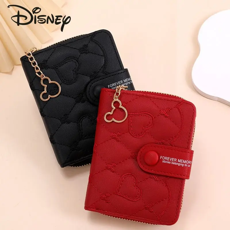 Top Trends: Disney Mickey New Women's Zero Wallet Fashion High Quality Short Wallet Cartoon Retro Casual Multi Functional Mini Women's Bag Shoppable Styles