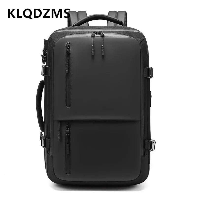 Top Trends: KLQDZMS Laptop Backpack Men Oxford Cloth Business Travel Bag High Quality Waterproof Large Capacity Durable Shoulder Bag Shoppable Styles