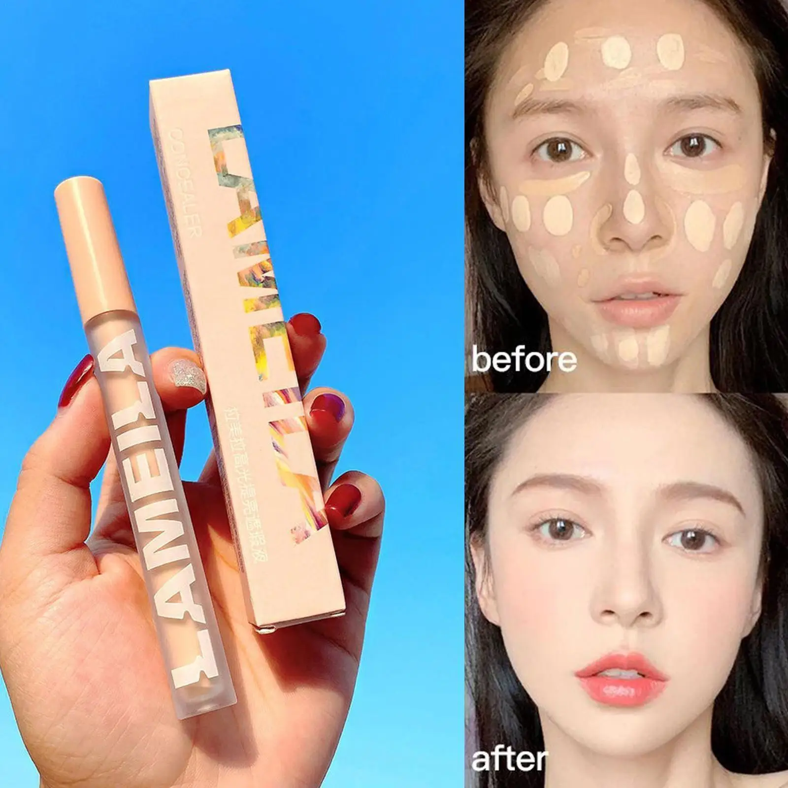 Top Trends: Eye Liquid Concealer Base 3 Colors Full Coverage Suit For All Skin Face Makeup Lip / Dark Eye Circle Cover Concealer Long Las M4V6 Shoppable Styles