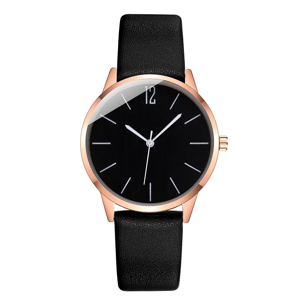 Top Trends: 2023 Women Black Watch Hot Sale Women Casual Quartz Leather Band Strap Watch Analog Wrist Watch Relogio Feminino часы женские Shoppable Styles