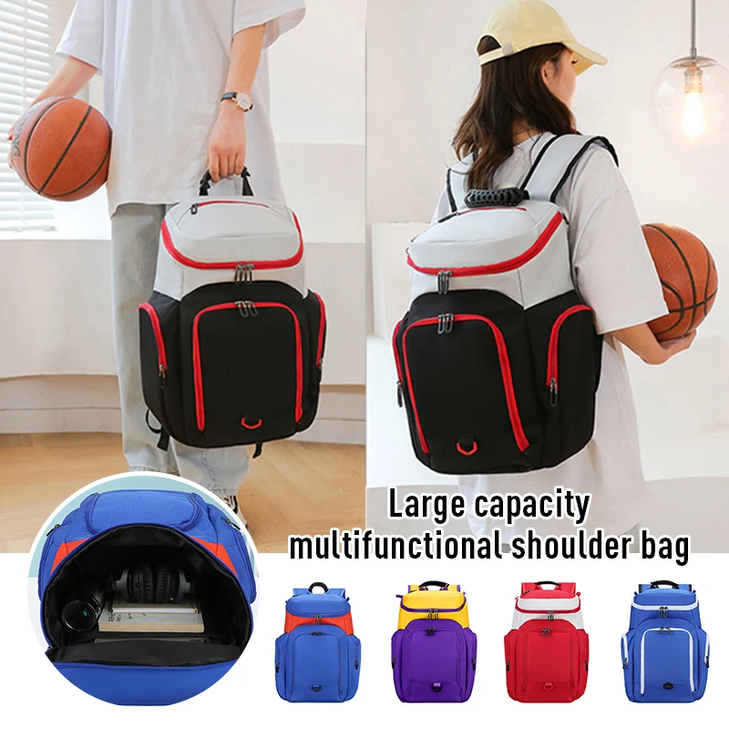 Top Trends: Basketball Backpack Soccer Bag With Shoes / ball Compartment Large Capacity Sports Backpack For Men Women Kid&#039;s Sports Gym Bag Shoppable Styles