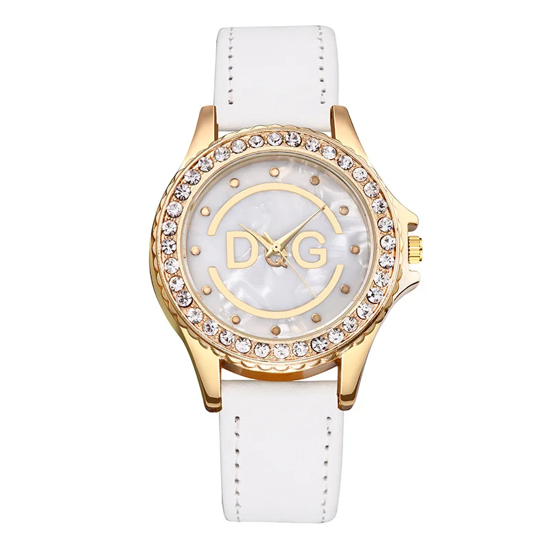 Top Trends: Simple White Quartz Watches Women Minimalist Design Silicone Strap Wristwatch 2023 DQG Big Dial Women's Fashion Creative Watch Shoppable Styles