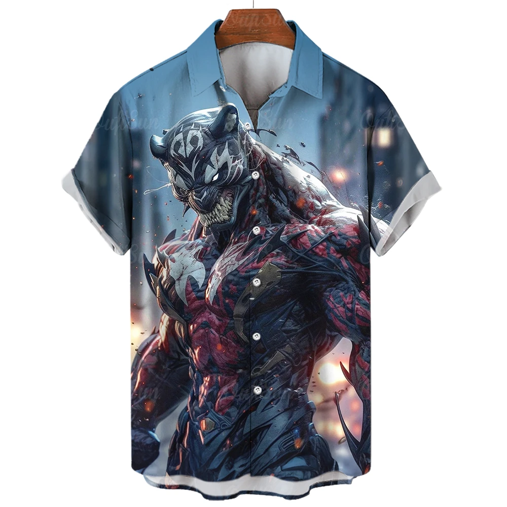 Top Trends: Animal Shirts For Men Orc Warrior Print Men'S Clothing Daily Casual Short Sleeved Street Cool Tees Tops Loose Oversized-Shirts Shoppable Styles - Image 4