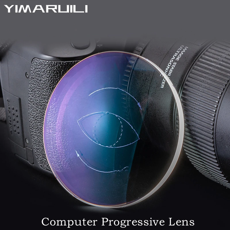 Top Trends: YIMARUILI 1.56 / 1.61 / 1.67 / 1.74 Anti-scratch Anti-blue Photochromic Widest Field Of View Progressive Multi-focal Lens 1 Pair Shoppable Styles