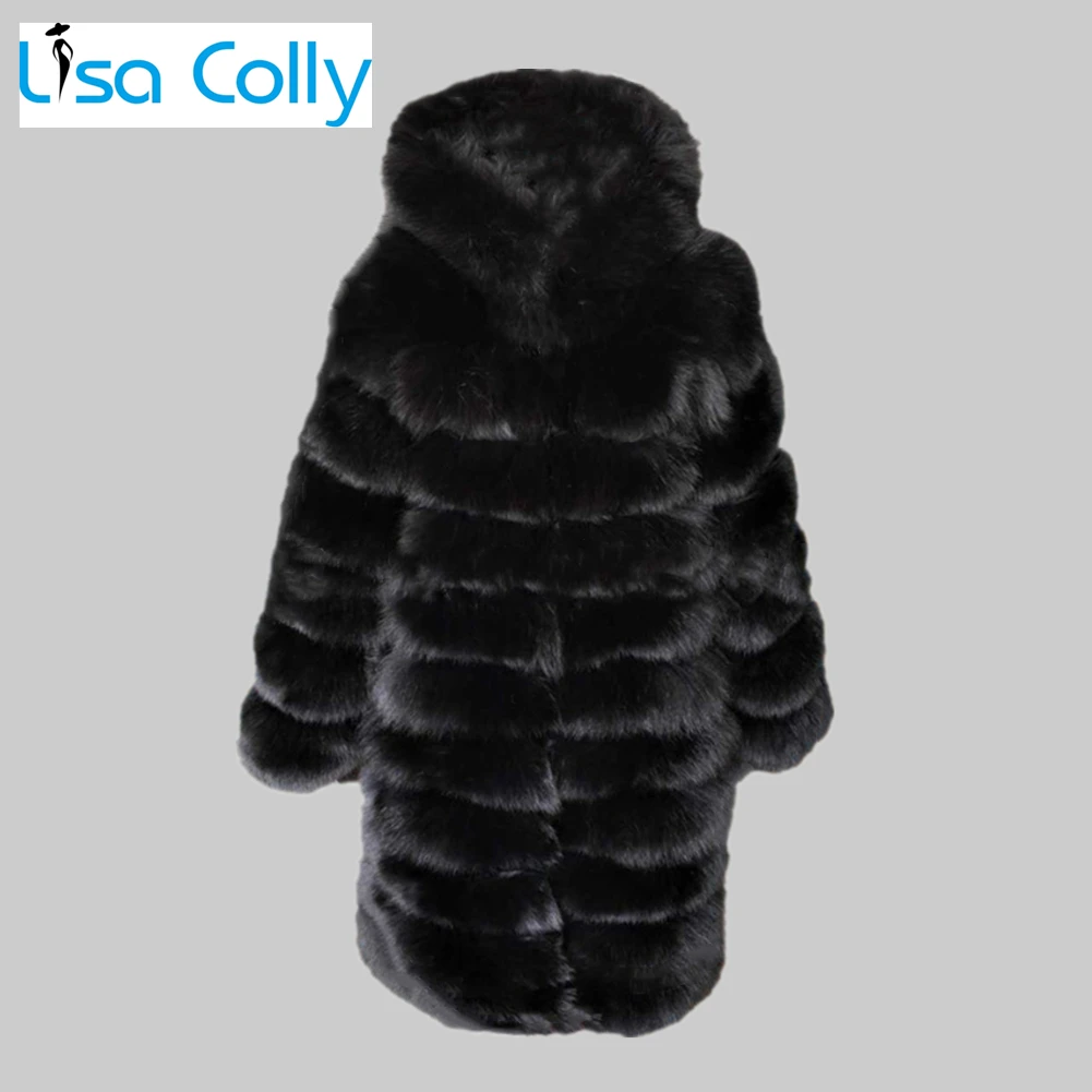 Top Trends: Women Winter Mink Coats Long Sleeve Faux Fur Coat Jacket With Hooded Thick Warm Fur Coat Jacket Outerwear Fake Fur Jacket Shoppable Styles