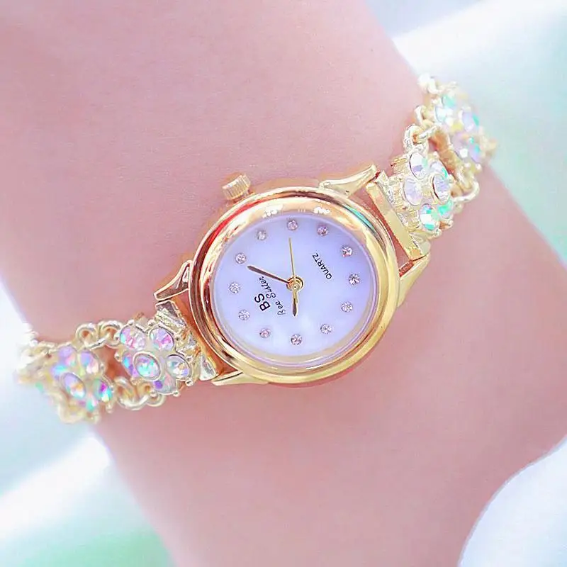 Top Trends: Small Dial Ladies Wrist Watches 2022 Diamond Rhinestone Silver Gold Quartz Women Watches Simple Female Wriswatches Montre Femme Shoppable Styles