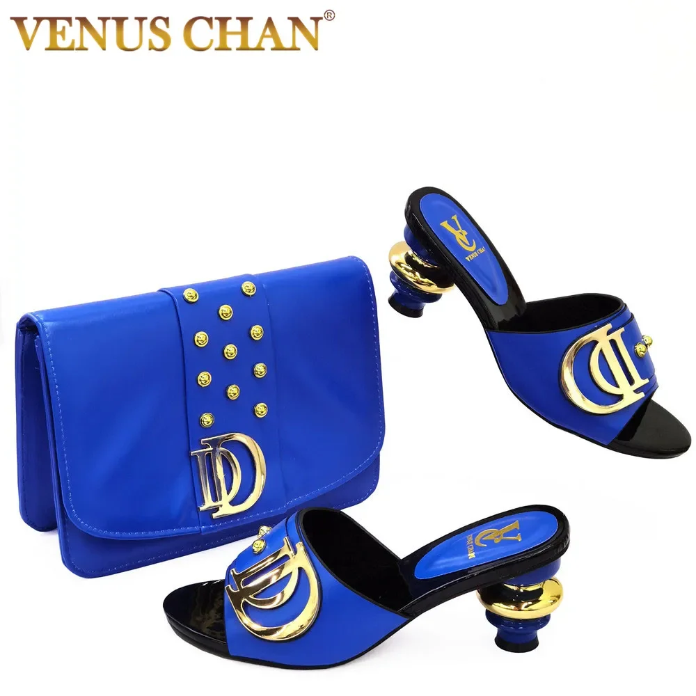 Top Trends: New Arrival Italian Shoes With Matching Bags Set Decorated With Rhinestone Women Summer Shoes African Wedding Shoe And Bags Shoppable Styles