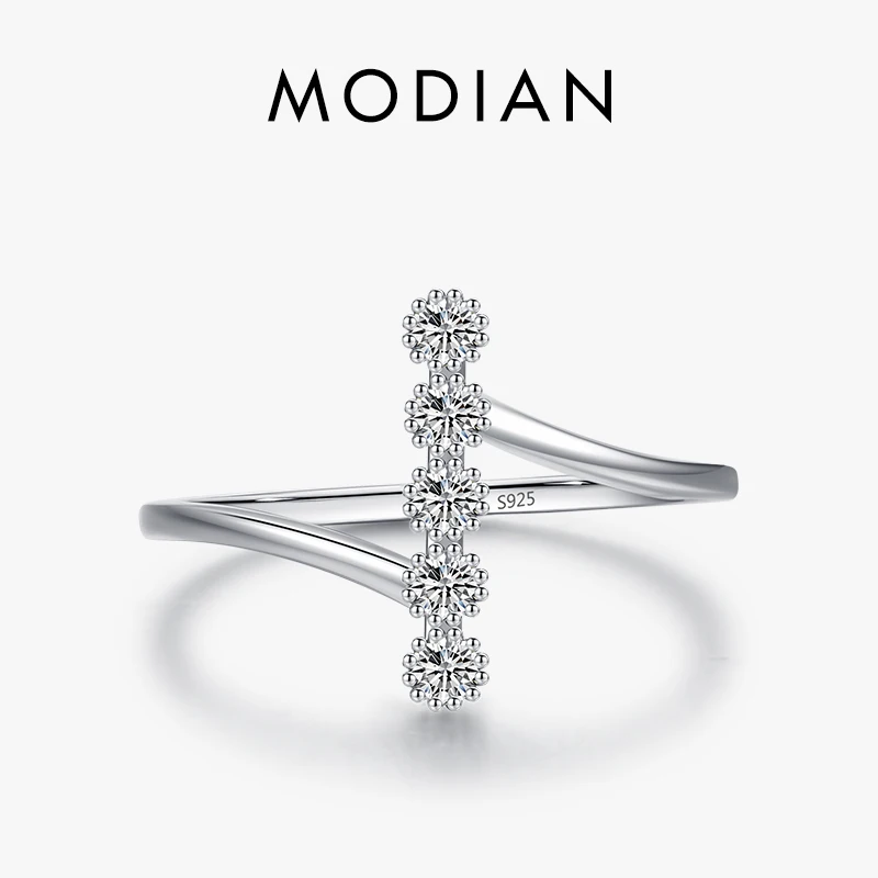 Top Trends: MODIAN Authentic 925 Sterling Silver Fashion Delicate Finger Rings For Women Wedding Engagement Fine Jewelry Anel Accessories Shoppable Styles