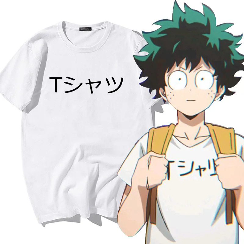 Top Trends: Anime My Hero Academy Deku Mall Women&#039;s T-shirt Crop Tops Boku No Hero Academia Anime Graphic Crop Top Casual Tshirt Top Unisex Shoppable Styles